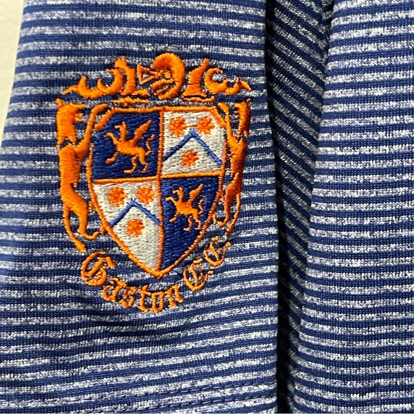 Nike Dri-Fit Polo Men’s XL Blue Striped - Picture 8 of 10